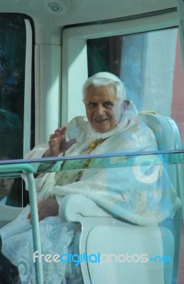 Pope Benedict Xvi Stock Photo