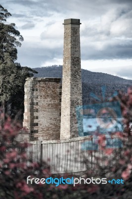 Port Arthur Building In Tasmania, Australia Stock Photo