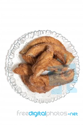 Portuguese Farturas Sweet Fried Dough Stock Photo