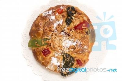 Portuguese King Cake Stock Photo