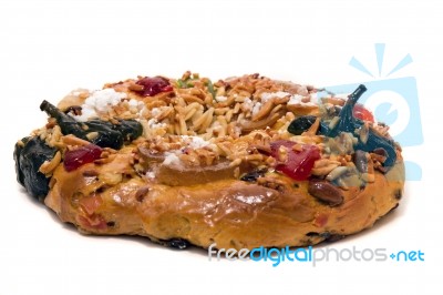 Portuguese King Cake Stock Photo