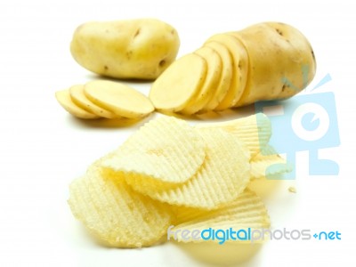 Potato Chips Stock Photo