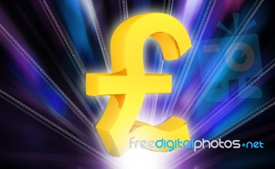 Pound Symbol Stock Image