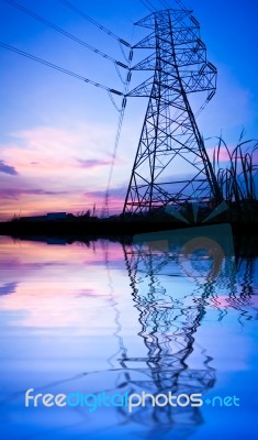 Power Lines Stock Photo