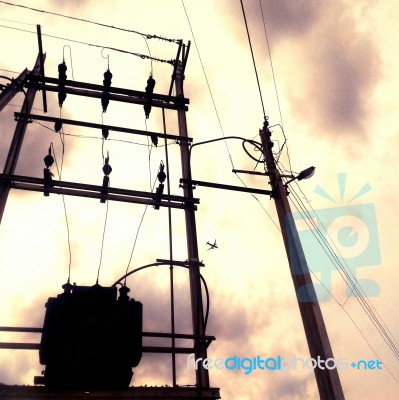 Power Transmission Stock Photo