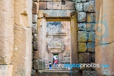 Prasat Hin Phanom Rung Is One Of Thailand Stock Photo