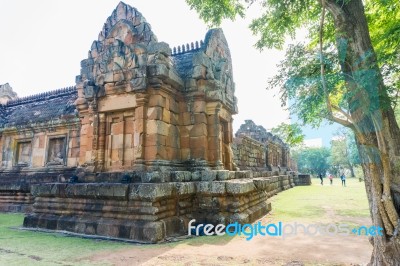Prasat Hin Phanom Rung Is One Of Thailand Stock Photo