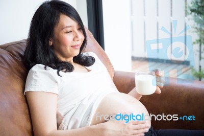 Pregnant Woman Stock Photo
