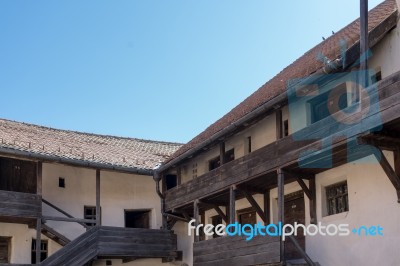 Prejmer, Transylvania/romania - September 20 : Exterior View For… Stock Photo