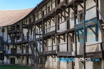 Prejmer, Transylvania/romania - September 20 : Exterior View For… Stock Photo