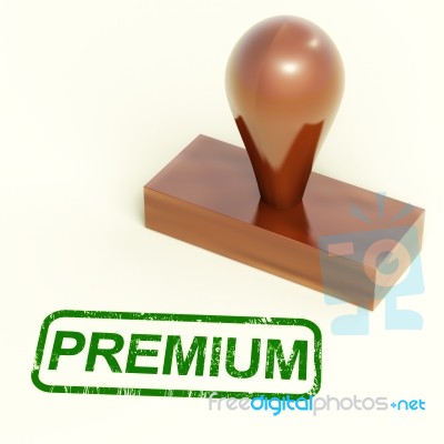 Premium Rubber Stamp Stock Image