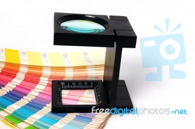 Press Color Management Stock Photo