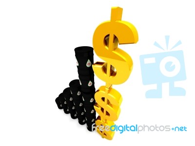 Price Of Oil Concept Stock Image