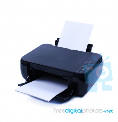 Printer Stock Photo