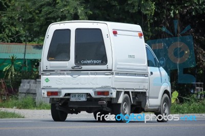 Private Suzuki Carry Mini Truck Stock Photo