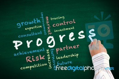 Progress Concept Ideas Stock Image