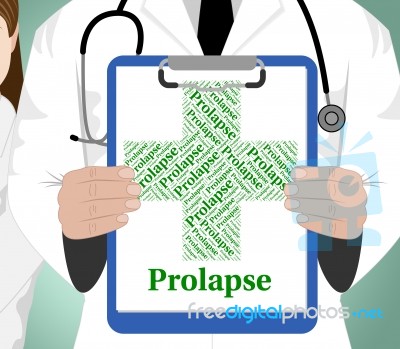 Prolapse Word Indicates Ill Health And Affliction Stock Image Prolapse Word Indicates Ill Health And Affliction Stock Image