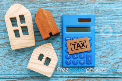 Property Tax Concept Stock Photo