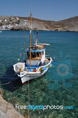 Pserimos Island Bay Stock Photo