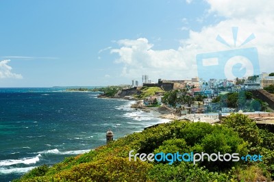 Puerto Rico Coast Stock Photo