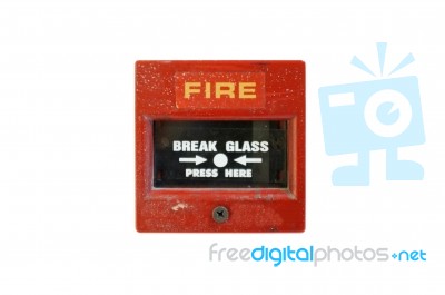 Push Button Switch Fire Stock Photo Push Button Switch Fire Stock Photo