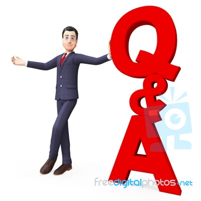Q And A Means Frequently Asked Questions And Answer Stock Image