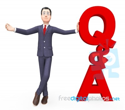 Q And A Means Frequently Asked Questions And Answer Stock Image