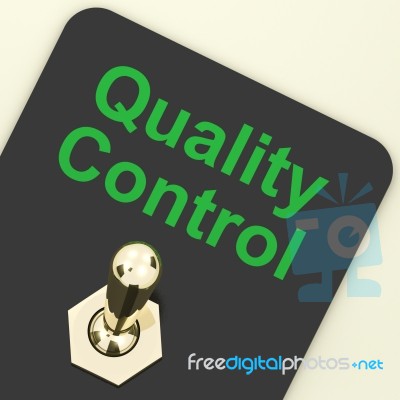 Quality Control Switch Stock Image