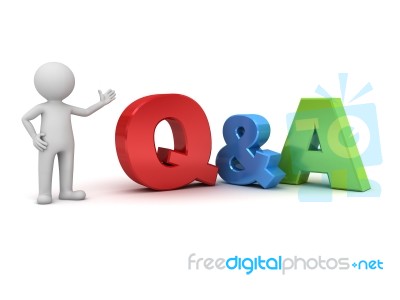 Question And Answer Stock Image
