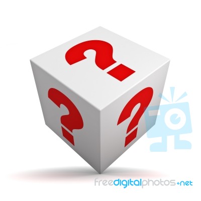 Question Box Stock Image