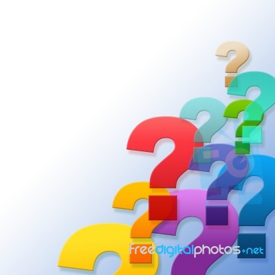 Question Marks Represents Frequently Asked Questions And Answer Stock Image
