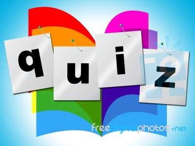 Quiz Questions Means Faqs Frequently And Quizzes Stock Image