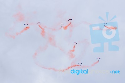 Raf Falcons Display Team Stock Photo Raf Falcons Display Team Stock Photo