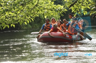 Rafting Adventure Stock Photo