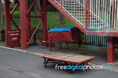 Railway Station In Winchcombe Stock Photo