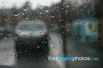 Rain Rain Rain Stock Photo