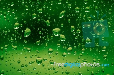 Raindrops On Glass Stock Photo Raindrops On Glass Stock Photo