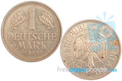 Rare Coin Of Germany Stock Photo