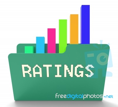 Ratings File Indicates Chart Classification 3d Rendering Stock Image