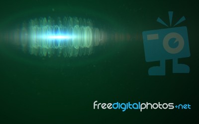 Ray Light Isolated On Black Background For Overlay Design Or Screen Blending Mode Stock Image