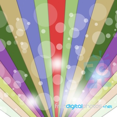 Rays Color Indicates Multicolored Beam And Vibrant Stock Image