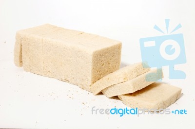 Rectangular Loaf Of Bread Stock Photo