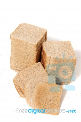 Rectangular Loaf Of Bread Stock Photo