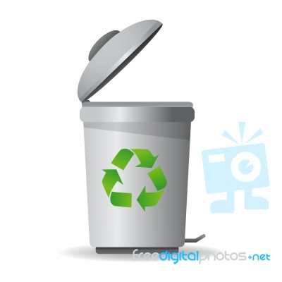 Recycle Bin Stock Image