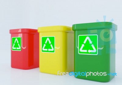 Recycle Bin Stock Image