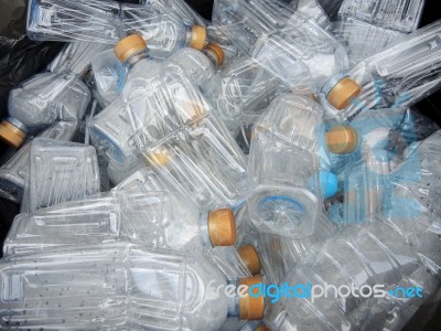 Recycle Plastic Bottles Stock Photo