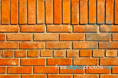 Red Brick Wall Stock Photo