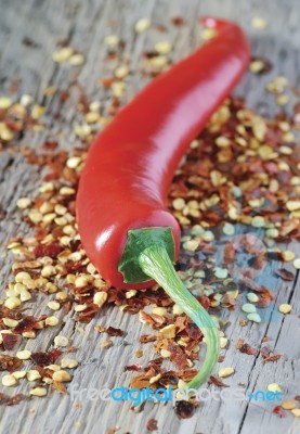 Red Chilli Pepper Stock Photo