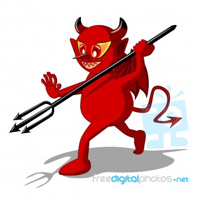 Red Devil Stock Image