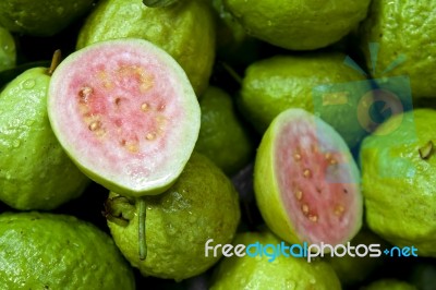 Red Guava Stock Photo